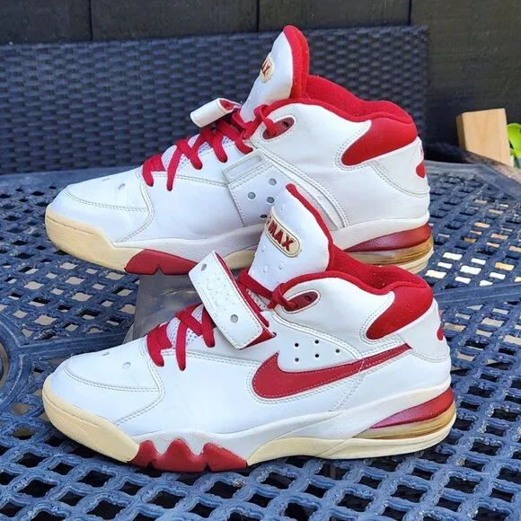 Nike Air Force Max B 'White Varsity Red' (2002) Vintage - Picture 2 of 13